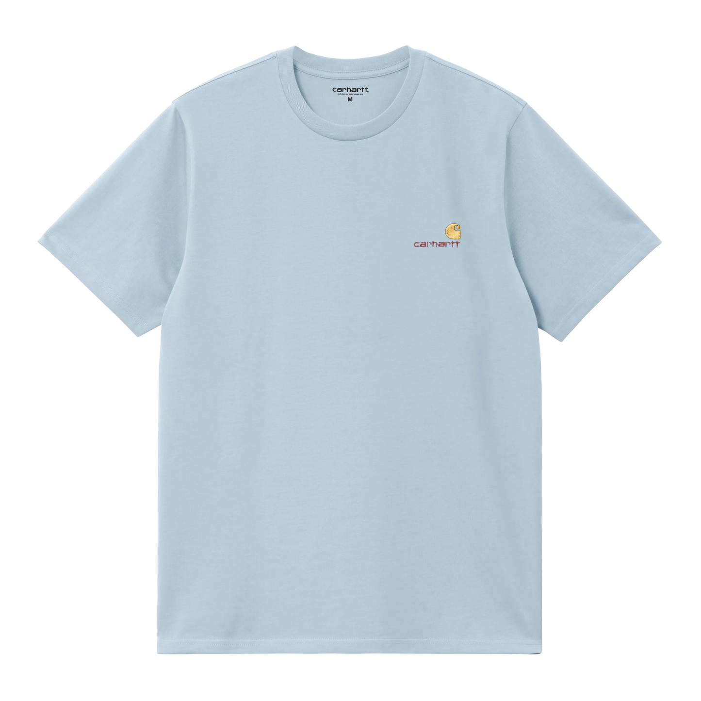 CARHARTT WIP - S/S AMERICAN SCRIPT T-SHIRT FROSTED BLUE