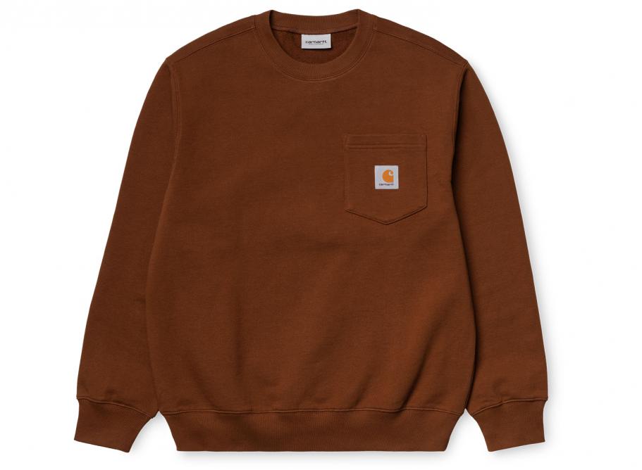 CARHARTT WIP - POCKET SWEAT BRANDY