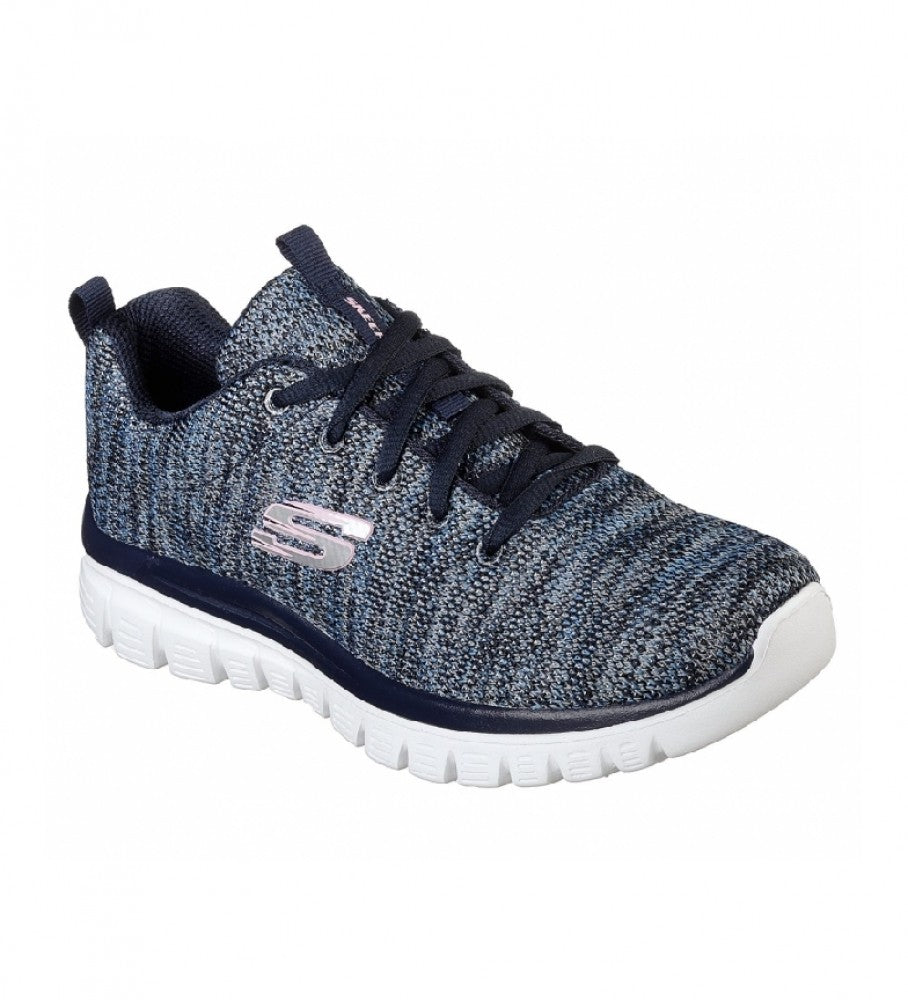 SKECHERS - GRACEFUL TWISTED FORTUNE NAVY