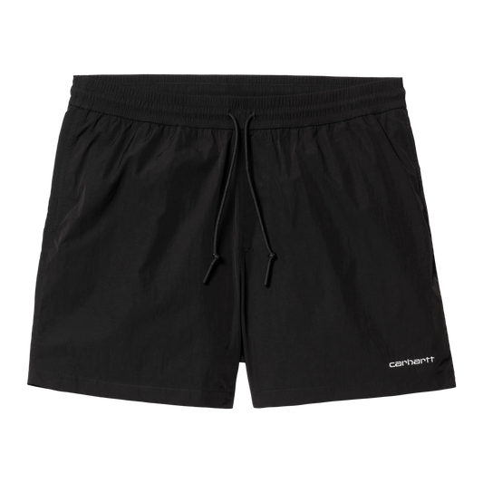 CARHARTT - TOBES SWIM TRUNKS BLACK/ WHITE