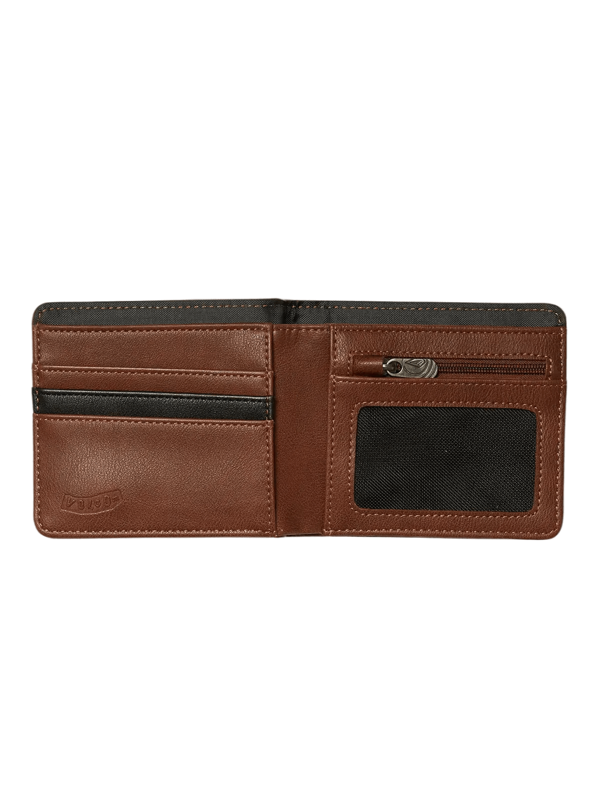 VOLCOM - SLIM STONE PU WALLET S BROWN