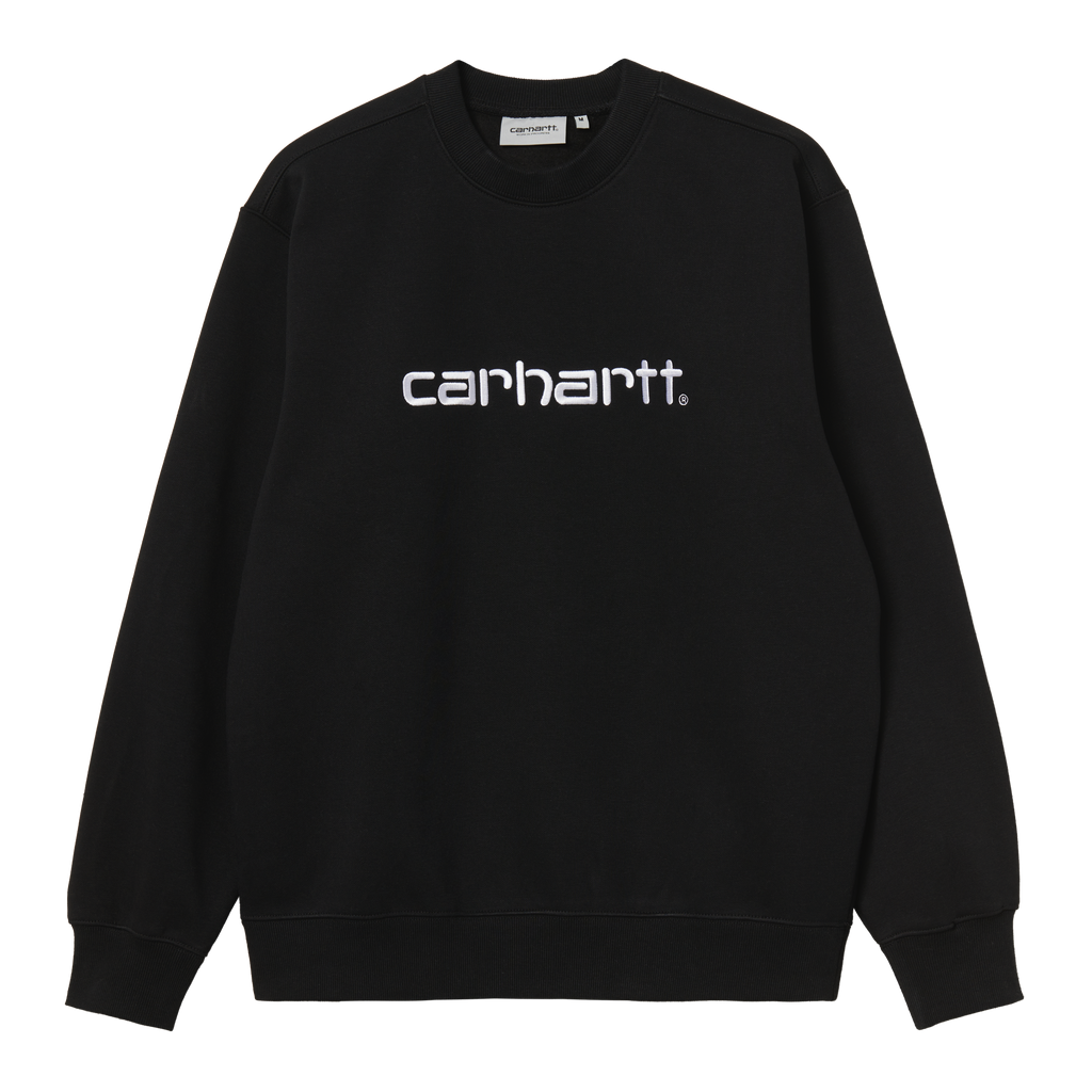 CARHARTT WIP - CARHARTT SWEAT BLACK/WHITE
