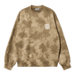 CARHARTT WIP - CHROMO SWEAT DUSTY H BROWN CHROMO/ WHITE