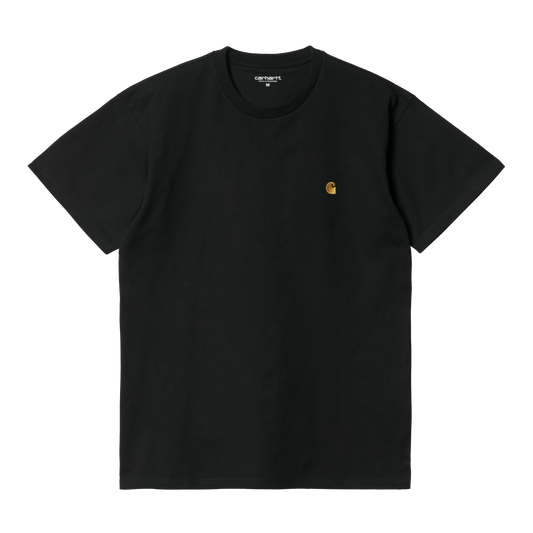 CARHARTT WIP - S/S CHASE T-SHIRT BLACK/ GOLD