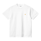 CARHARTT WIP - S/S CHASE T-SHIRT WHITE/ GOLD