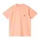 CARHARTT WIP - S/S POCKET T-SHIRT GRAPEFRUIT HEATHER