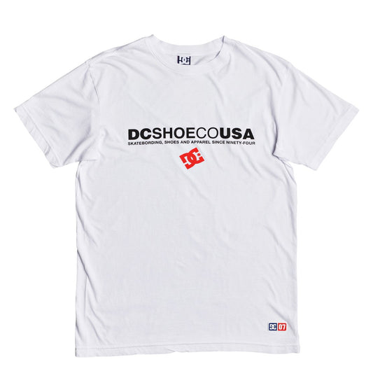 DC USA SS T-SHIRT WHITE