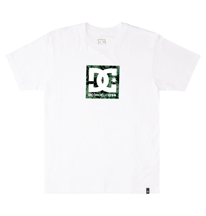 DC SQUARE STAR FILL T-SHIRT WHITE