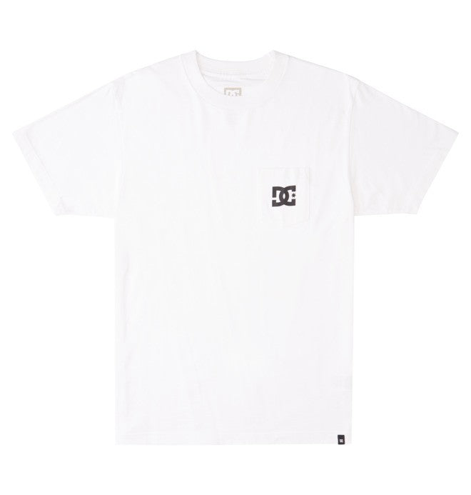 DC STAR POCKET T-SHIRT WHITE