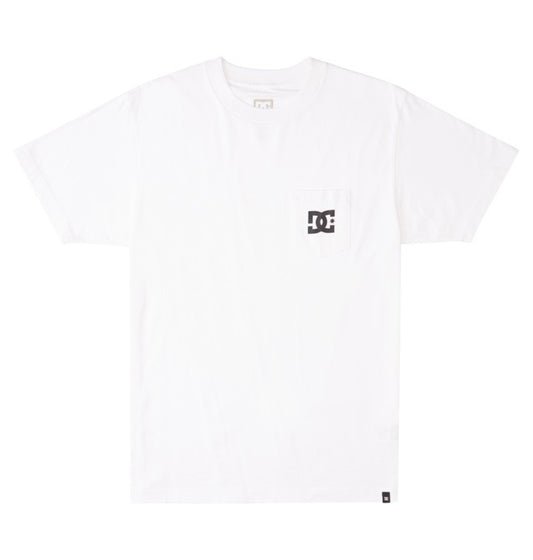 DC STAR POCKET T-SHIRT WHITE