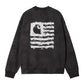 CARHARTT WIP - CHROMO SWEAT DUSTY H BLACK CHROMO/ WHITE