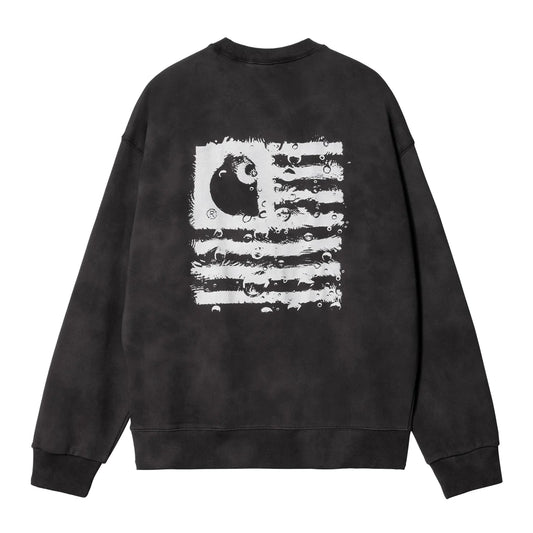 CARHARTT WIP - CHROMO SWEAT DUSTY H BLACK CHROMO/ WHITE