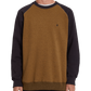 VOLCOM -HOMAK SWEATSHIRT GOLDEN BROWN
