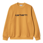 CARHARTT WIP - CARHARTT SWEAT OCHRE/ DARK NAVY