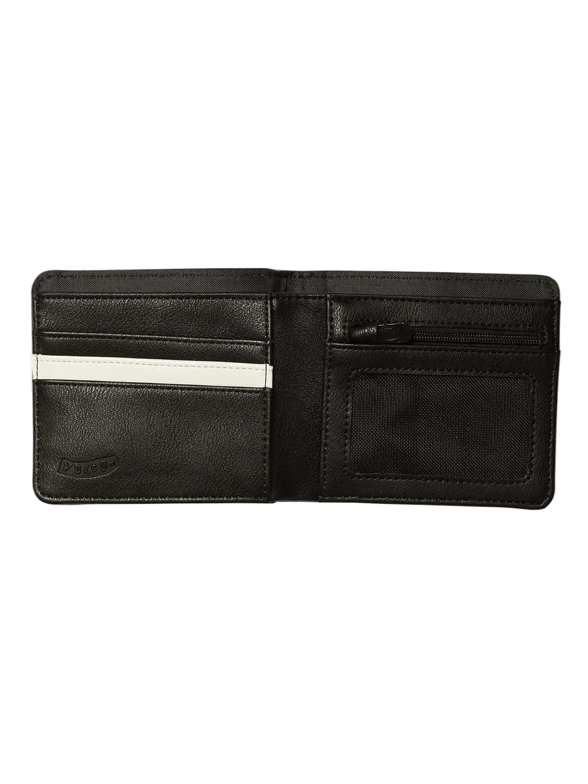 VOLCOM - SLIM STONE PU WALLET S BLACK